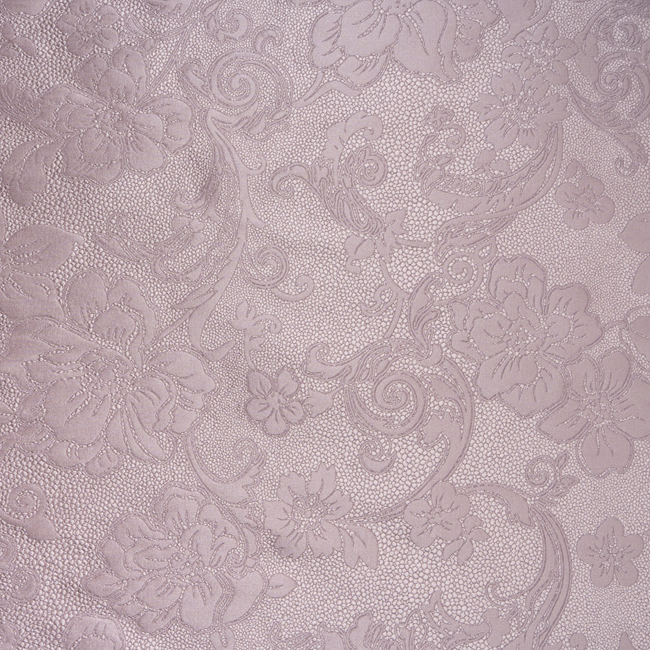 Dusty Pink Floral Jacquard Brocade