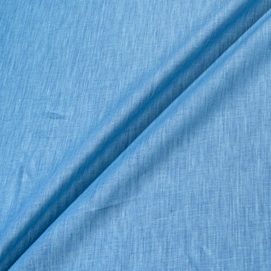 Plain Sky Blue Italian Pure Linen