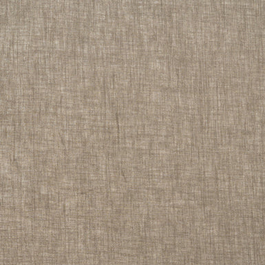 Dark Oatmeal Plain Italian Pure Linen