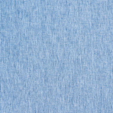 Woven Blue Plain Italian Pure Linen