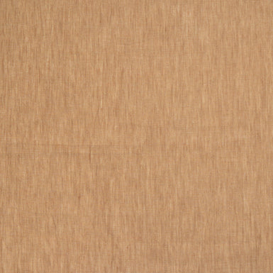 Ginger Spice Plain Italian Pure Linen