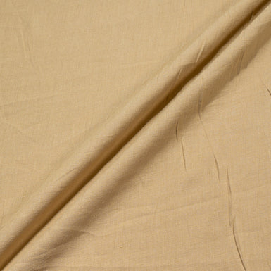 Soft Camel Plain Italian Pure Linen