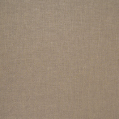 Deep Taupe Plain Italian Pure Linen