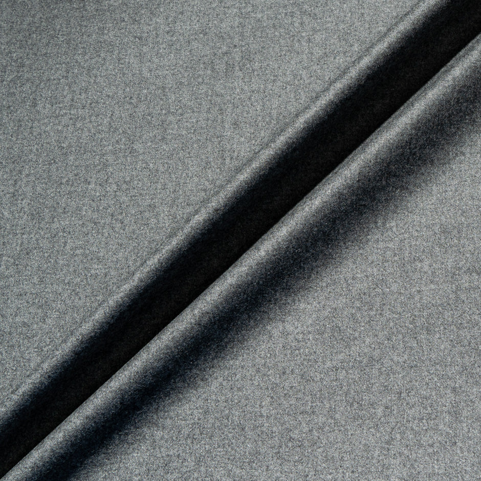 Grey Wool & Cashmere Storm Proof Coating