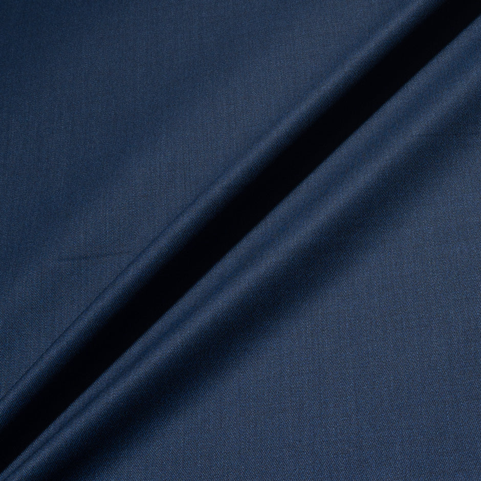 Navy Blue Pure Wool Storm Proof Coating