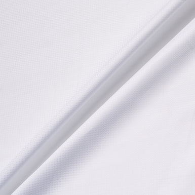 White Square Jacquard Superfine Pure Cotton