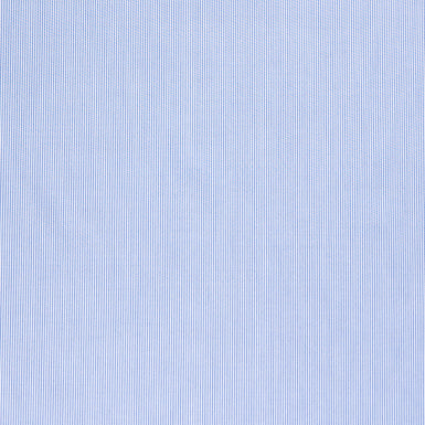 Thin Blue Pinstriped Pure Cotton Shirting