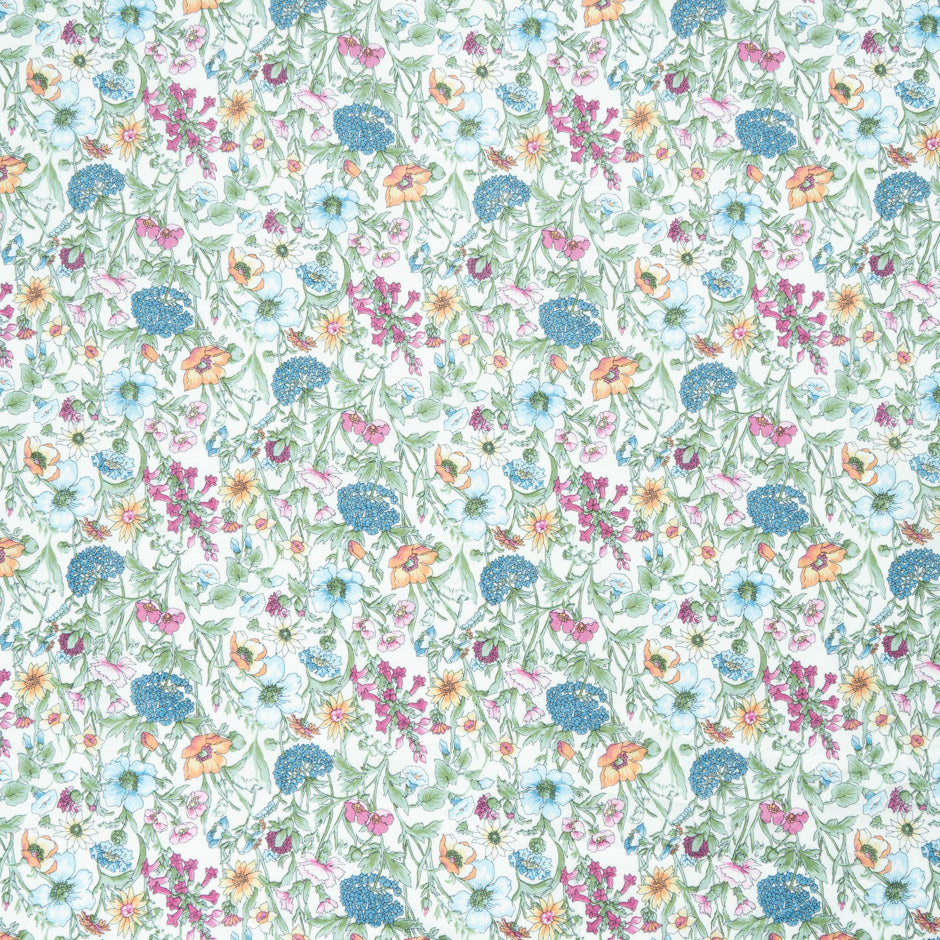 Multi 'Rachel Meadow' Liberty Cotton Tana Lawn