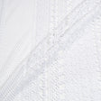 Fresh White Geometric Floral Guipure Lace