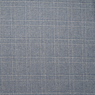 Blue & Sand Checkered Superfine Pure Cashmere