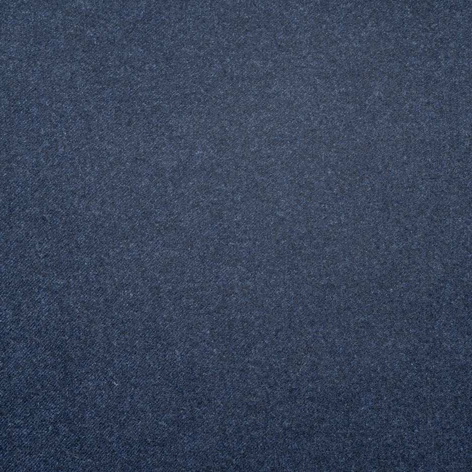 Dark Blue Pure Wool Flannel (A 3.50m Piece)