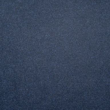 Dark Blue Pure Wool Flannel