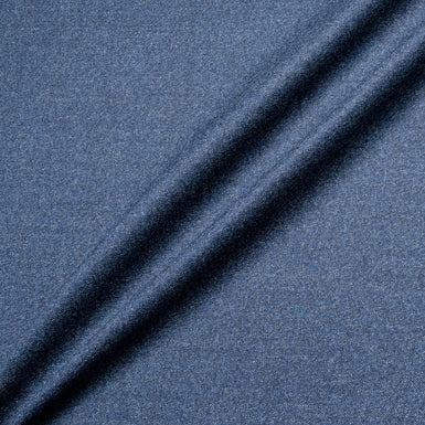 Steel Blue Super 130s Pure Wool Flannel