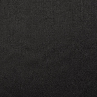 Black Super 120s Pure Wool & Cashmere Suiting