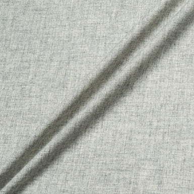 Pale Grey Pure Wool Flannel