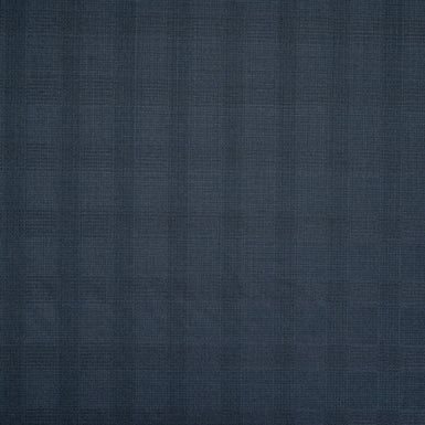 Blue Superfine Checkered Pure Tropical Wool 15 MilMil