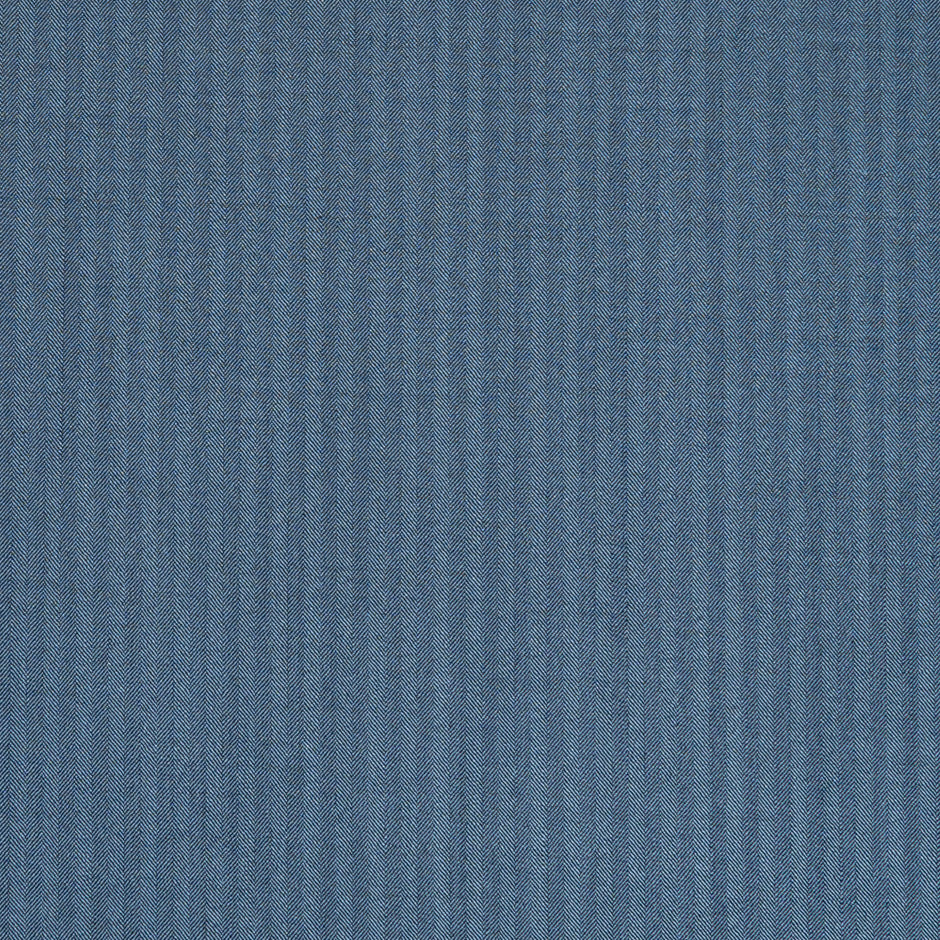 Blue Herringbone Trofeo Wool & Silk Blend