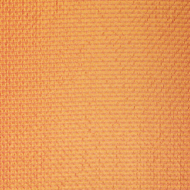 Rich Orange Pinhead Brocade