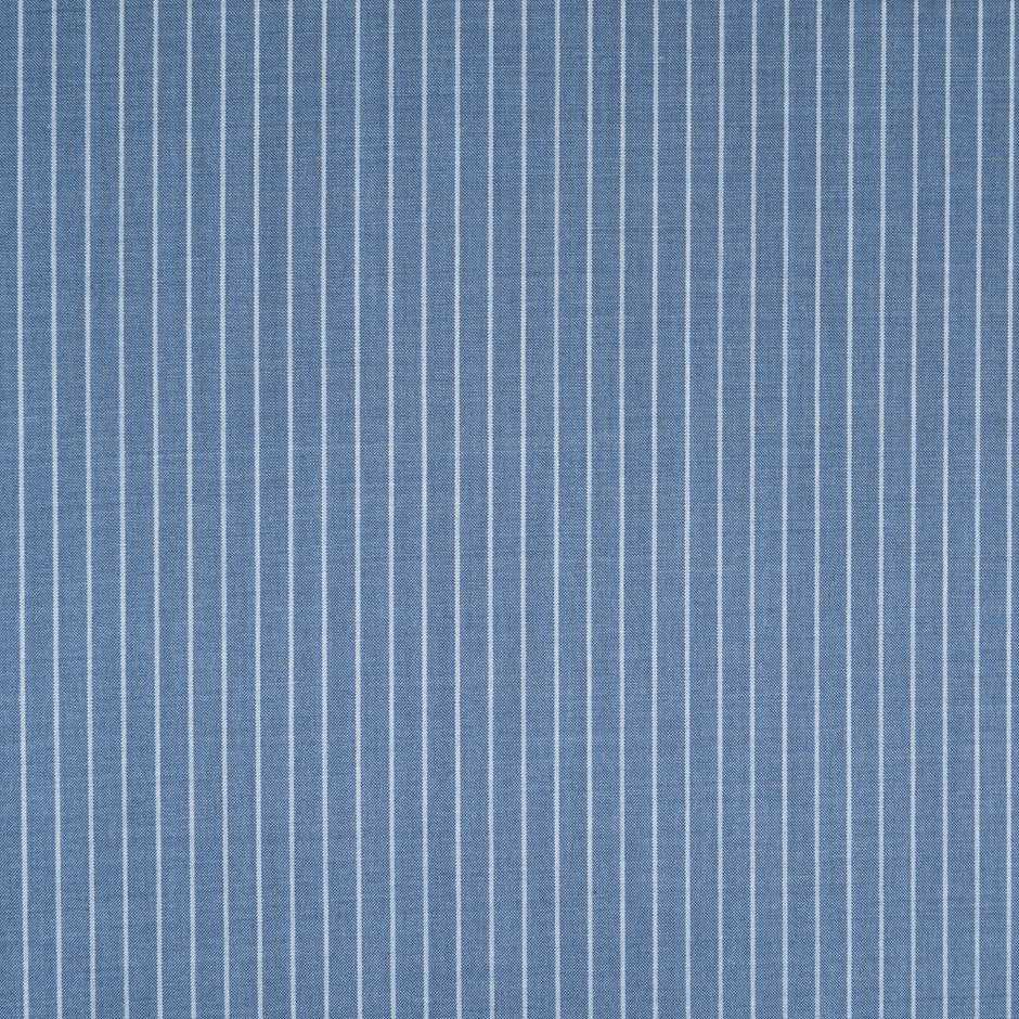 Blue Striped Super 150s Pure Wool Suiting