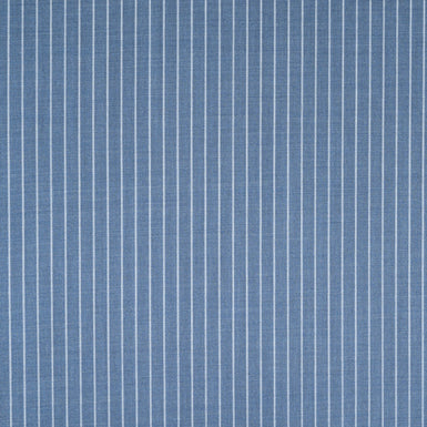 Blue Striped Super 150s Pure Wool Suiting