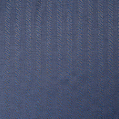 Snake Jacquard Rich Blue Super 160s Tropical Wool