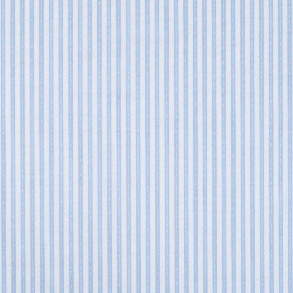 Blue Striped White Superfine Pure Cotton