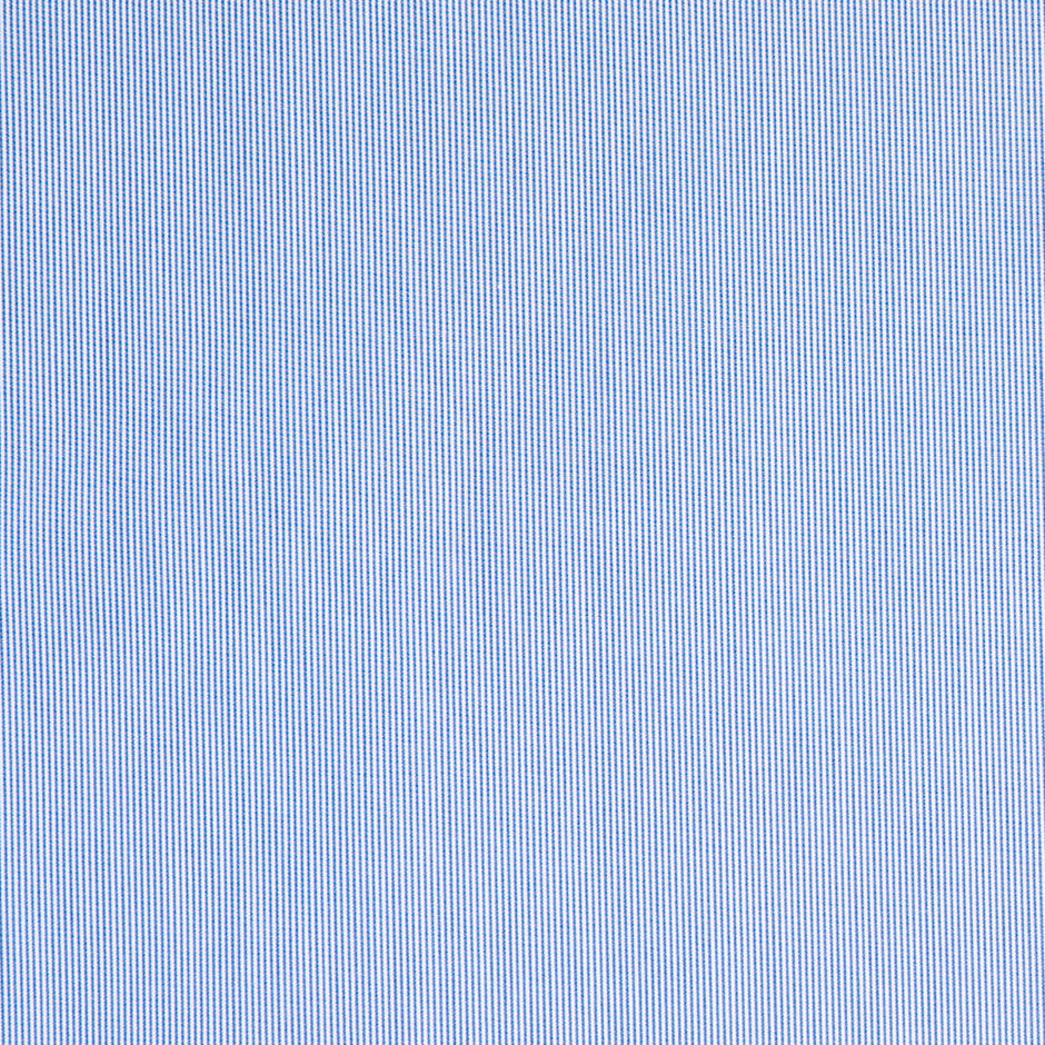 Deep Blue Striped White Pure Cotton