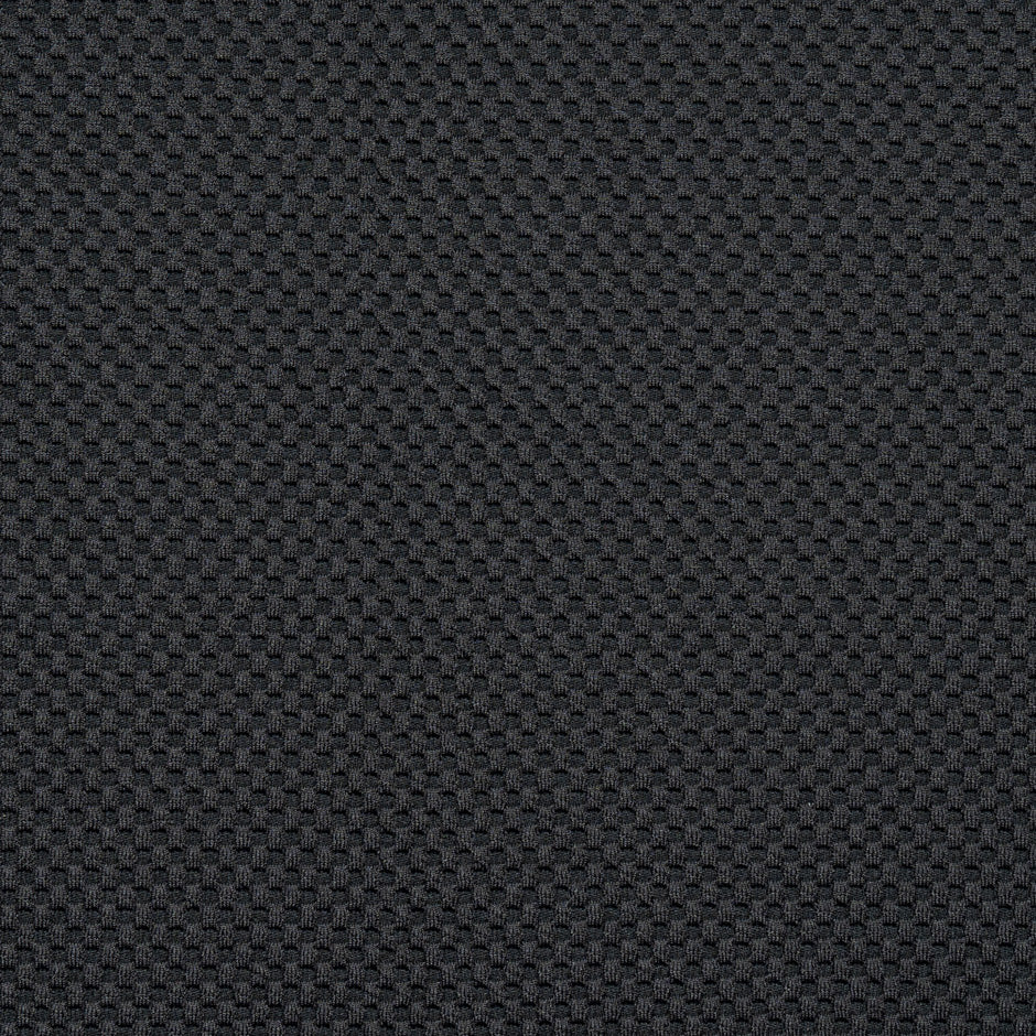 Black Microfibre Jacquard Jersey