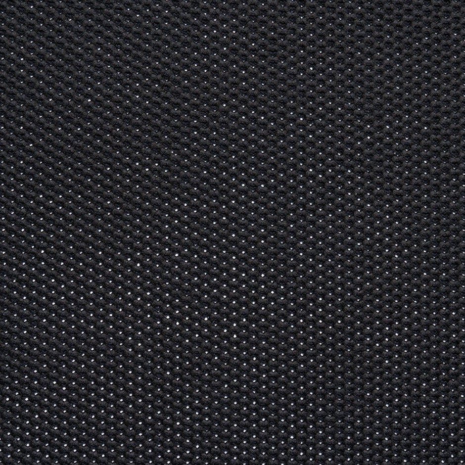 Black Cotton & Nylon Mesh