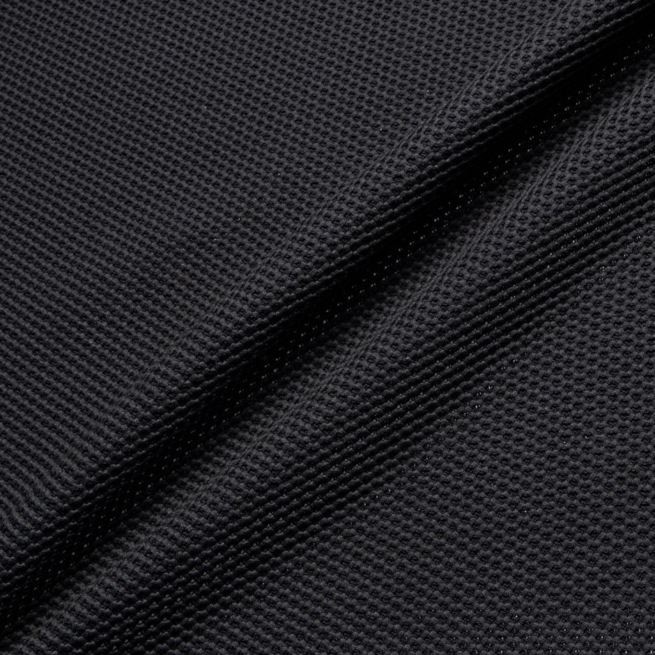 Black Cotton & Nylon Mesh