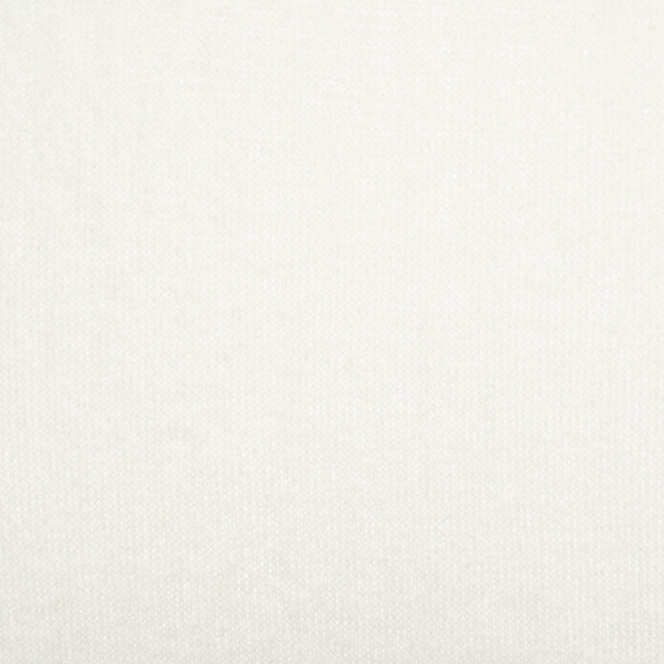 Ivory Wool Knit Jersey