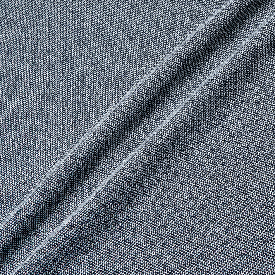 Blue Jacquard Cotton Jersey