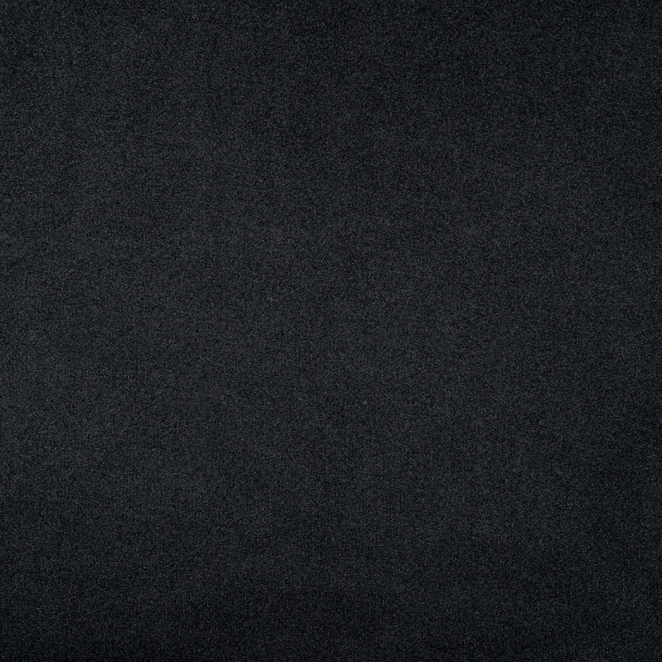 Plain Black Viscose Jersey