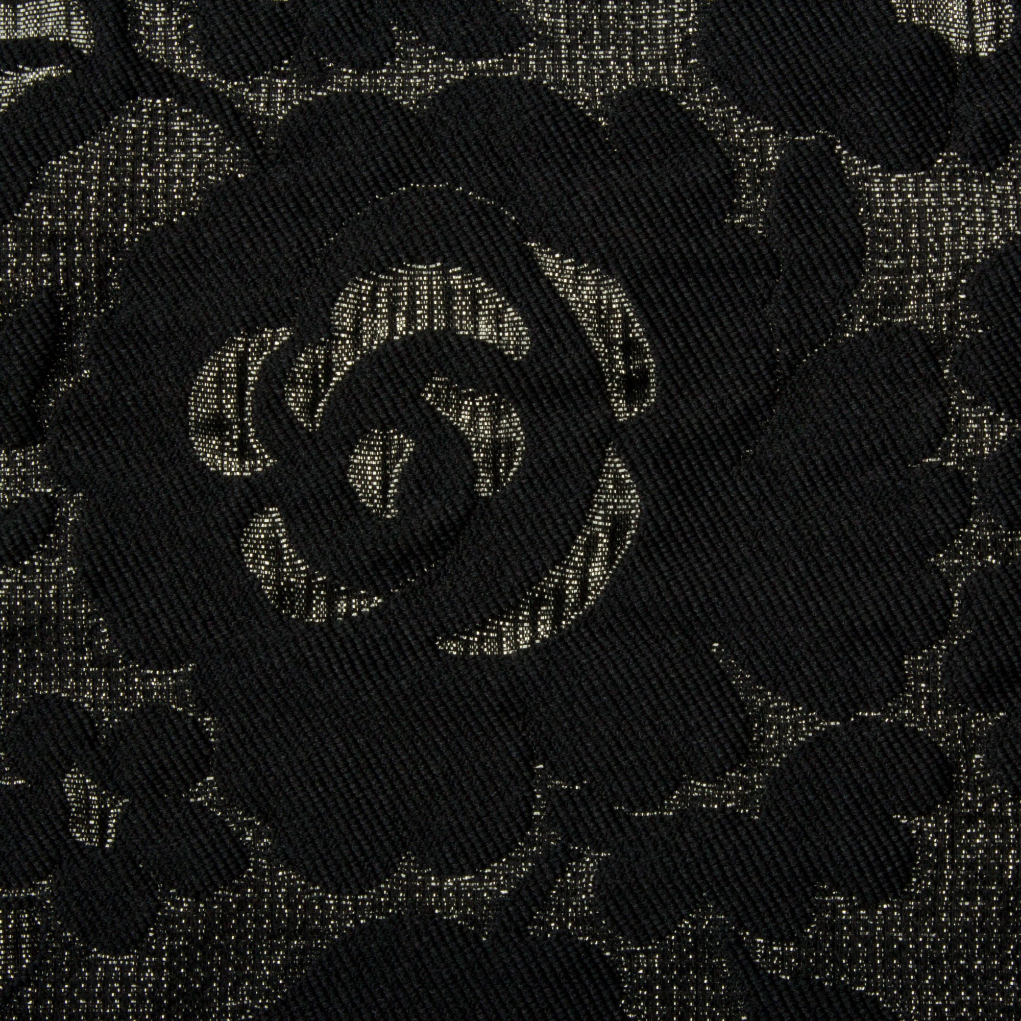 Black Metallic Cloqué