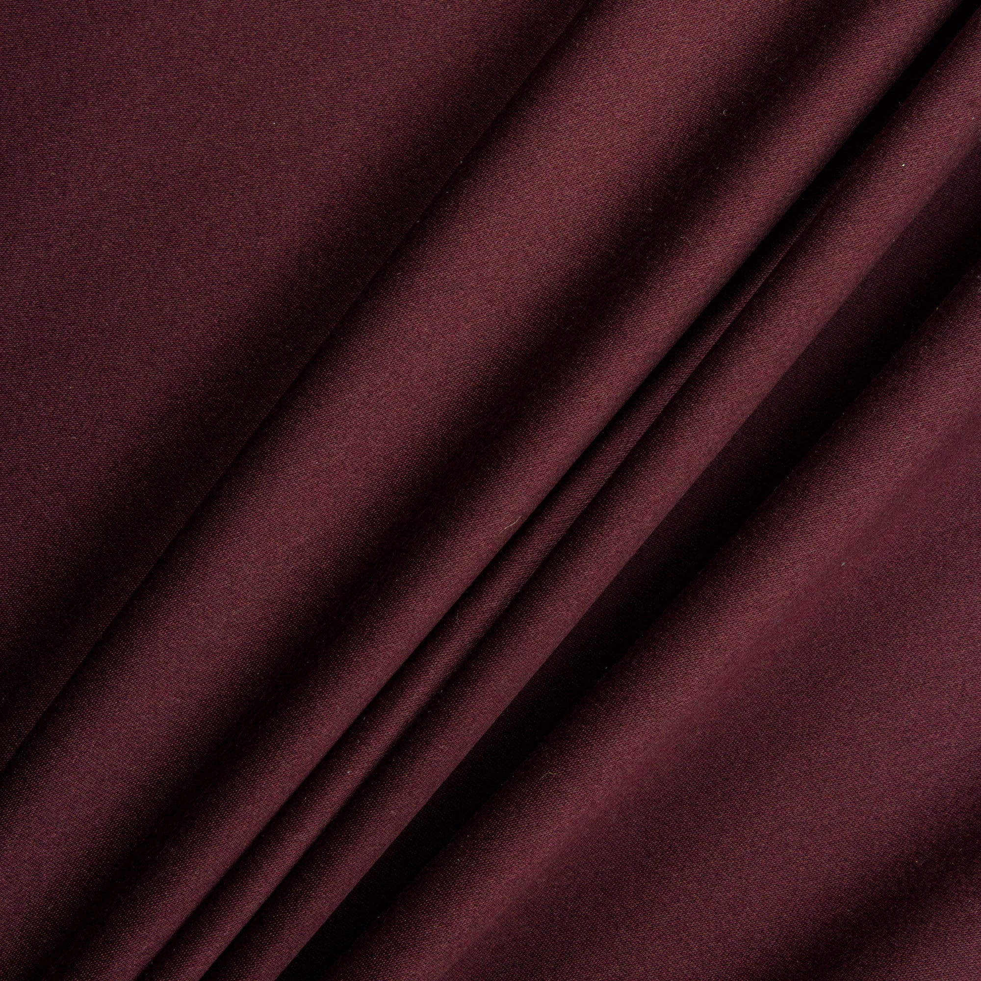 Deep Bordeaux Silk Satin