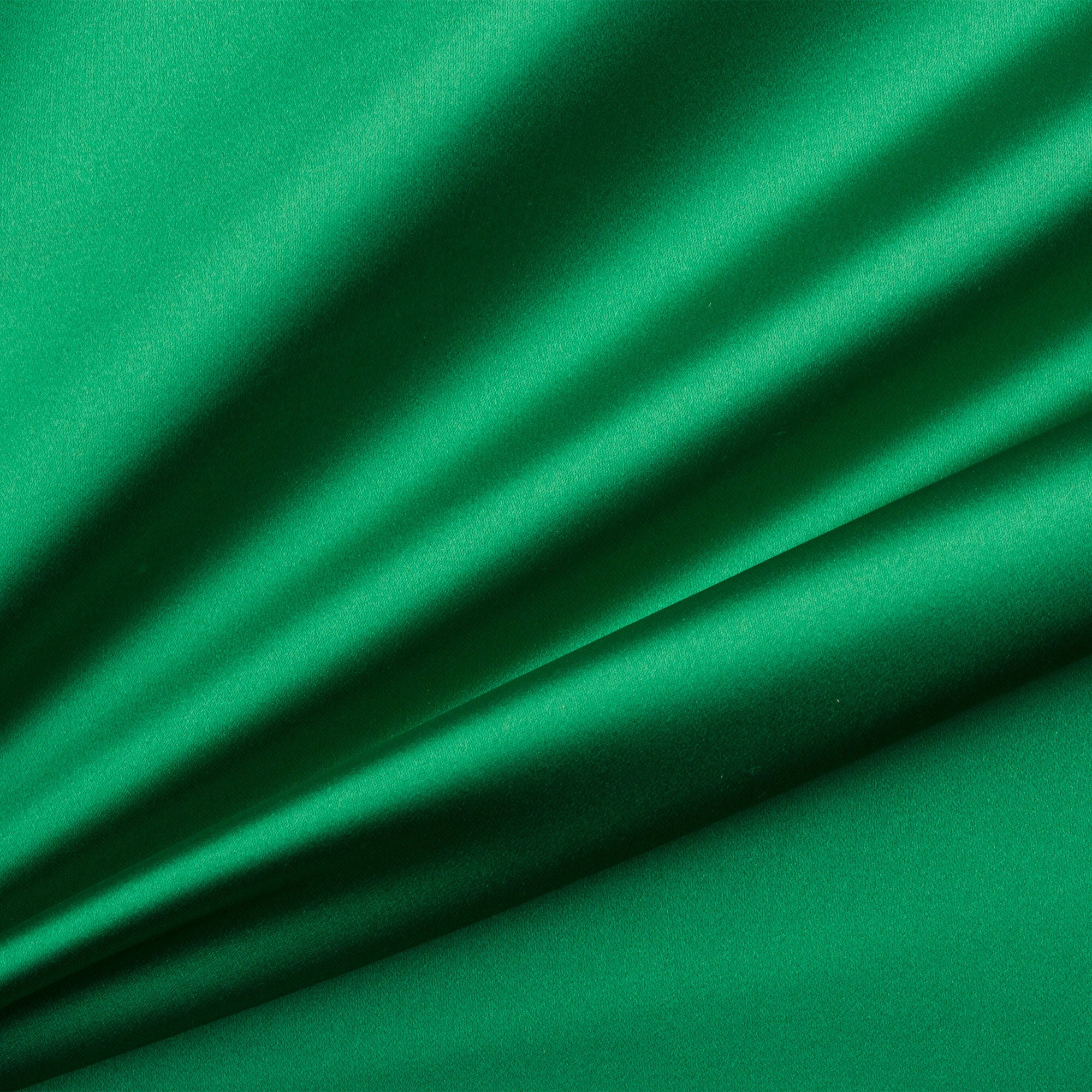 Emerald Silk Duchess Satin