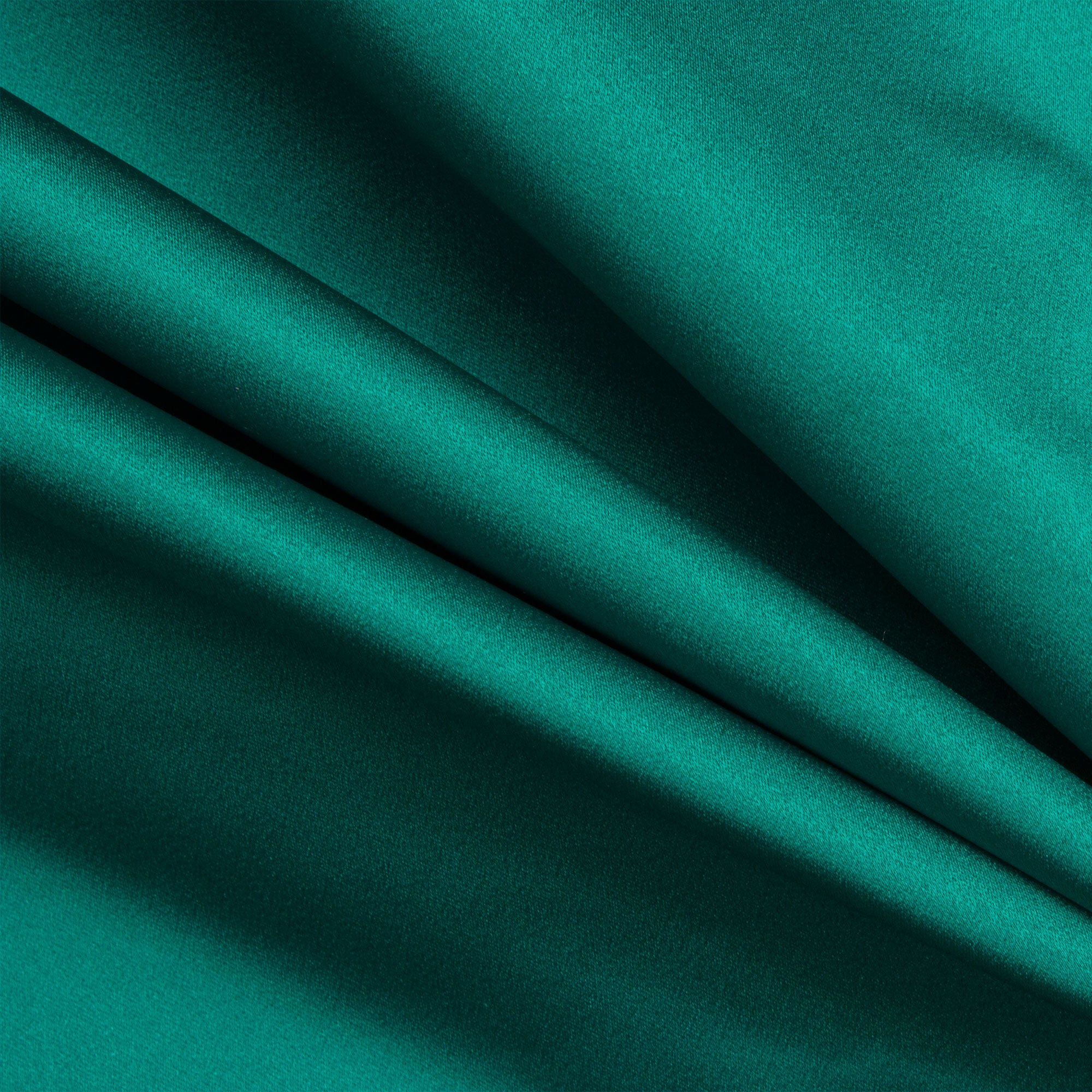 Teal Silk Duchess Satin