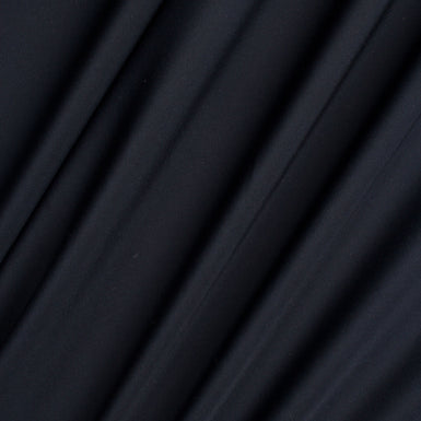 Plain Deep Navy Stretch Cotton