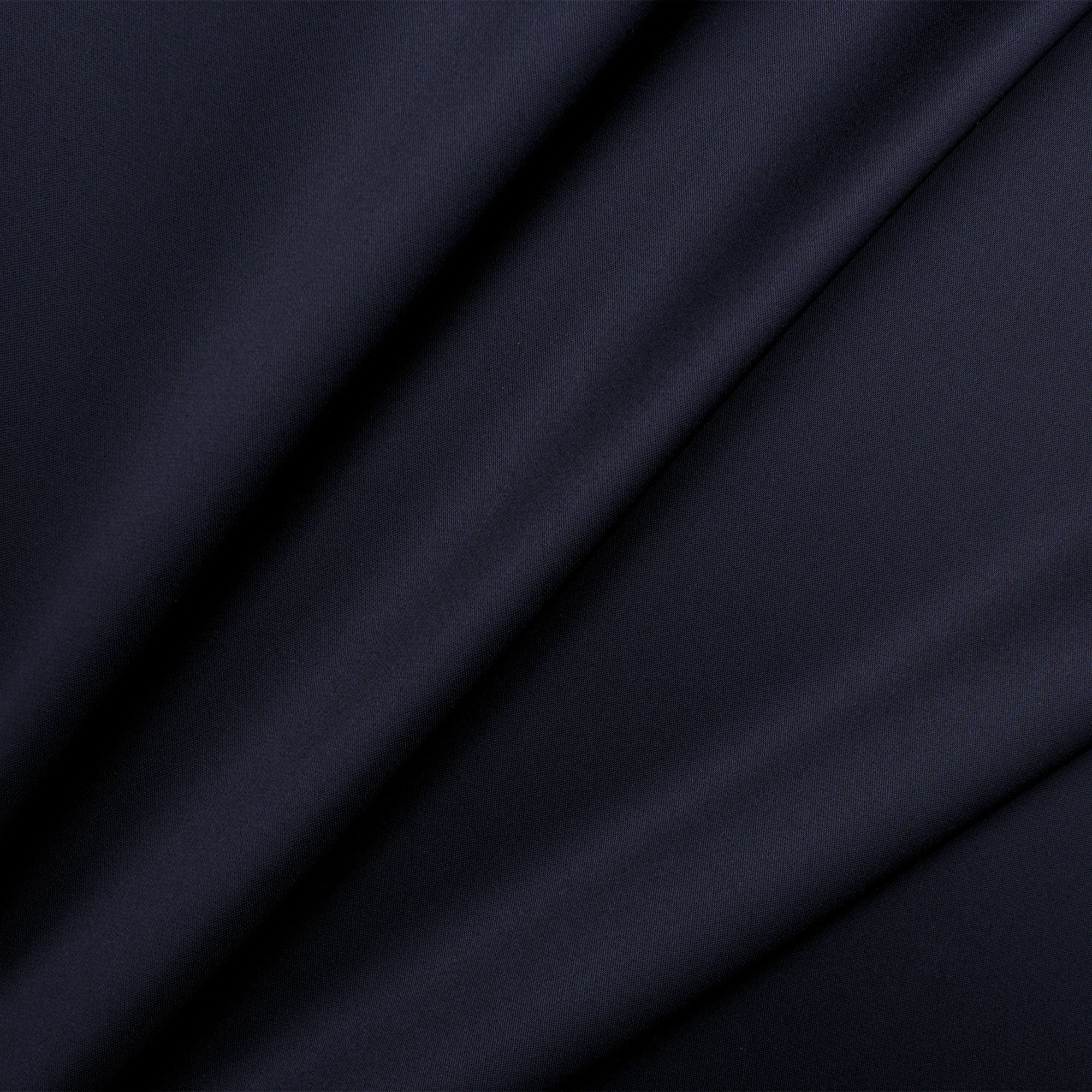 Midnight Blue Silk Satin