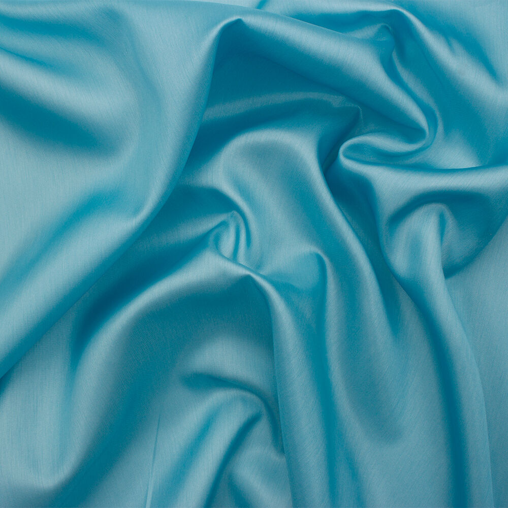 Turquoise Blue Cupro Lining