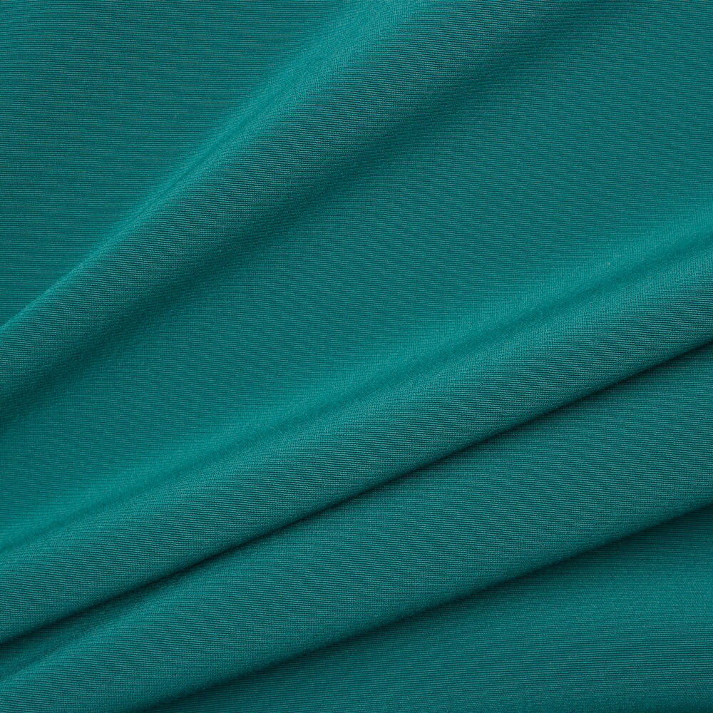 Dark Teal Green Satin Backed Crêpe