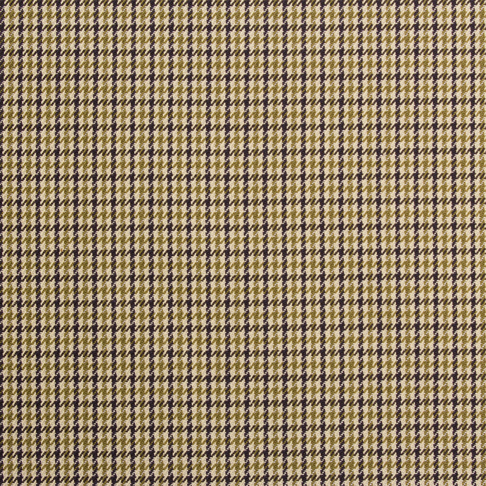 Khaki & Black Small Check Cotton Shirting (A 2.65m Piece)