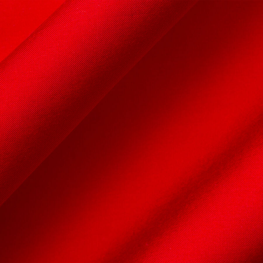 Bright Red Powerloom Silk Dupion