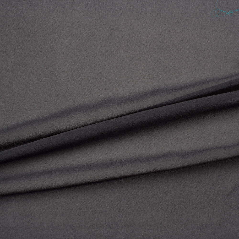 Slate Grey Silk Georgette