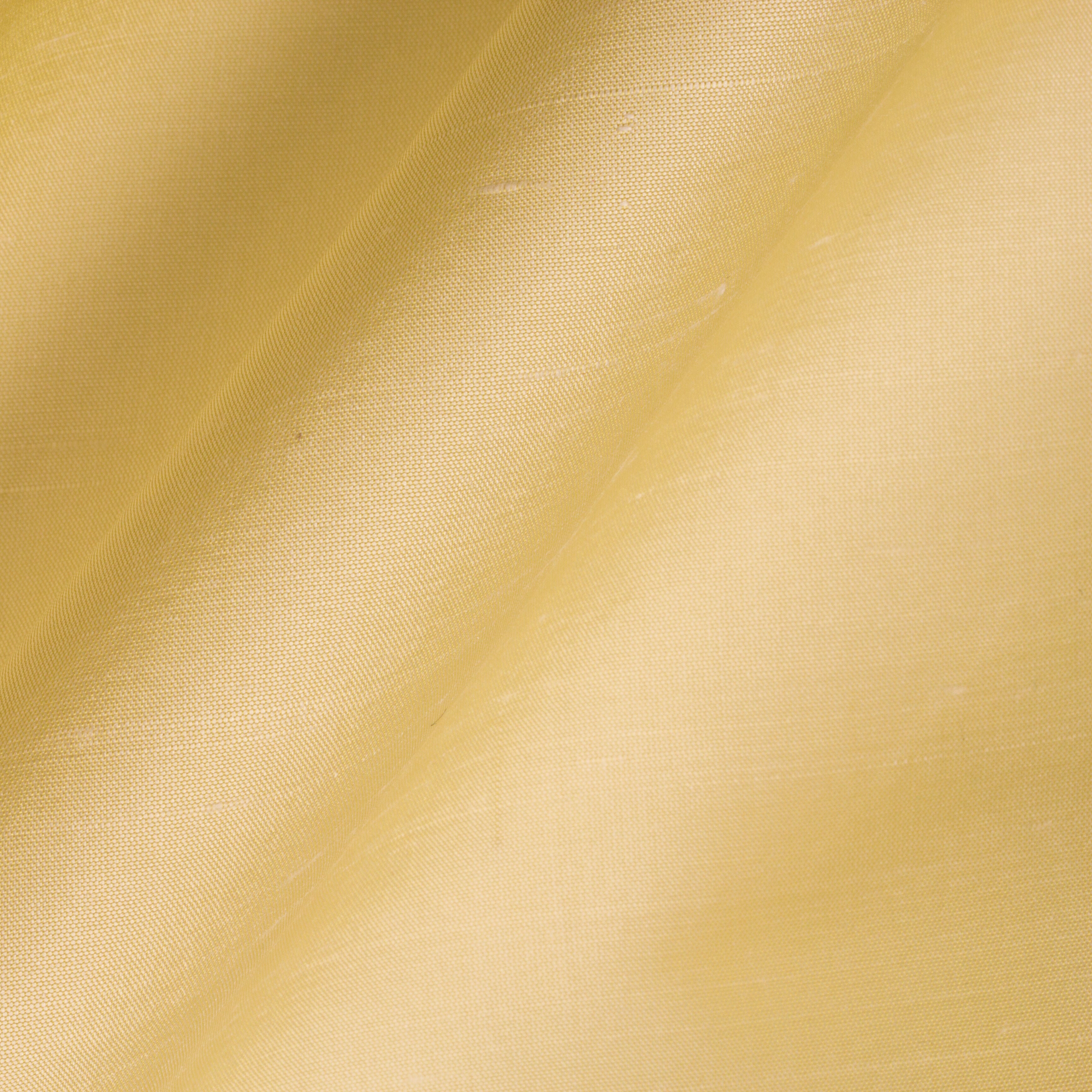 Lemon Powerloom Silk Dupion