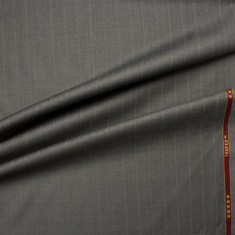 Grey Trofeo Superfine Wool Zegna Suiting (sold as a 2.40m piece)