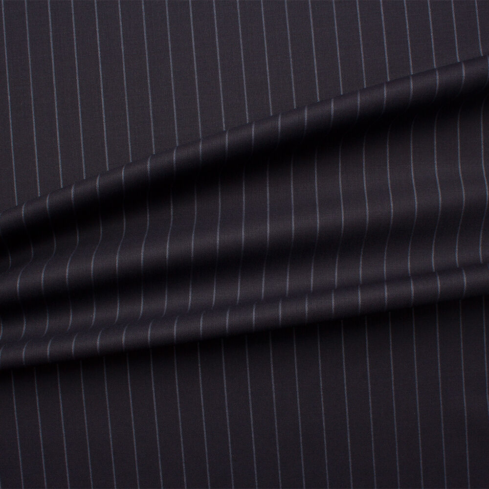 Blue 'High Performance' Pinstripe Zegna Suiting