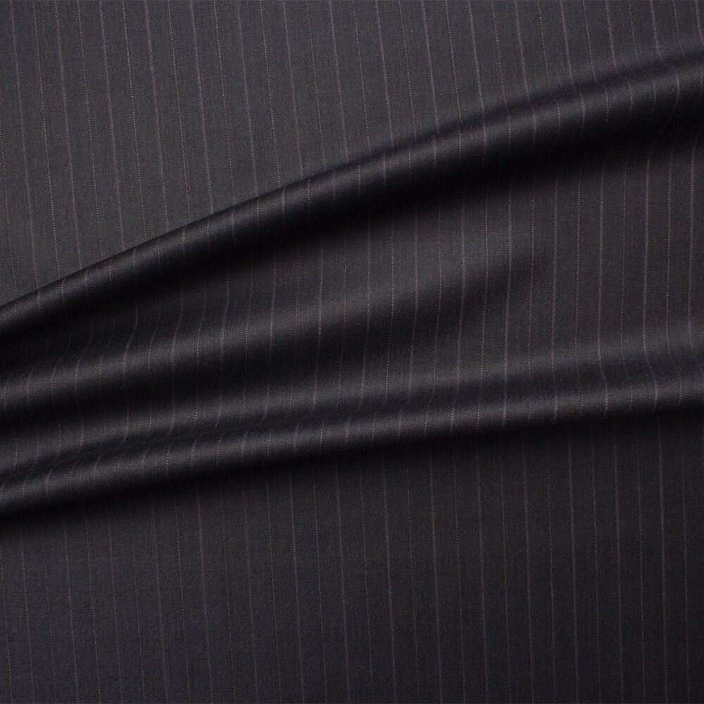 Dark Grey 'Trofeo' Wool Zegna Suiting (sold as a 2.50m piece)