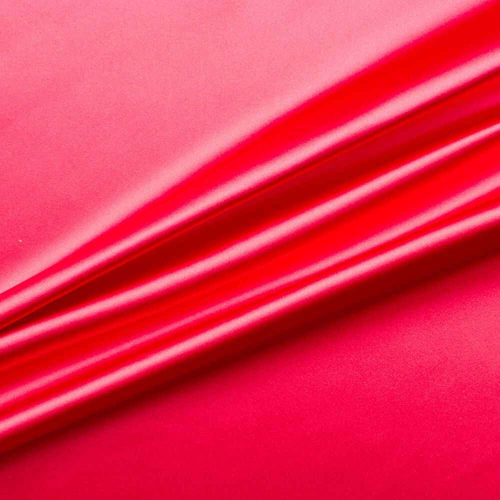 Rich Pink Silk Duchess Satin