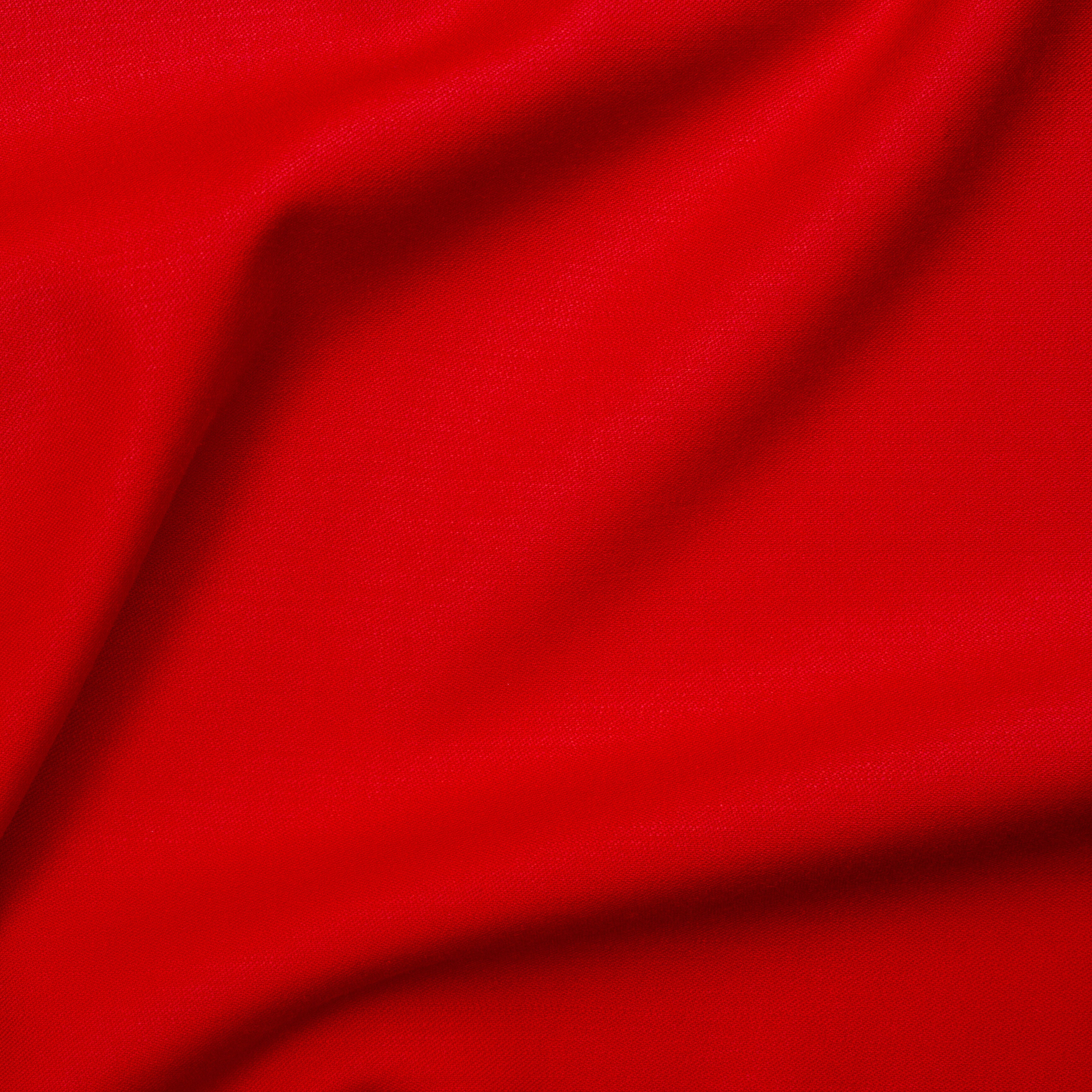 Red Stretch Wool Gaberdine (A 1.35m Piece)